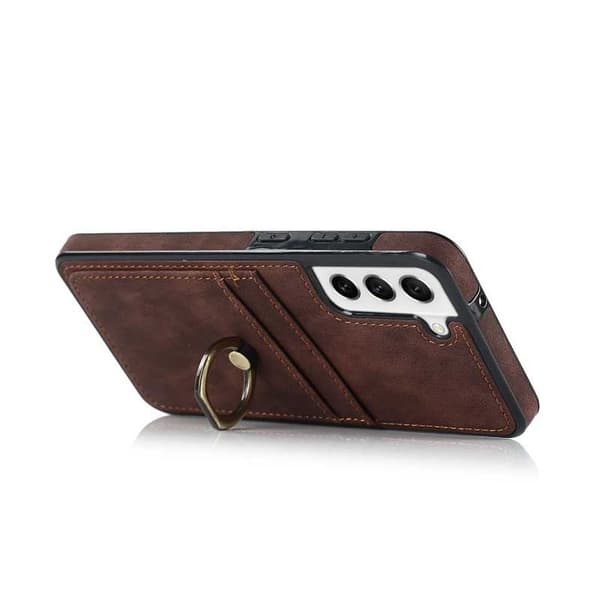 Samsung S21 FE mobilcover med kortholder Retro V4