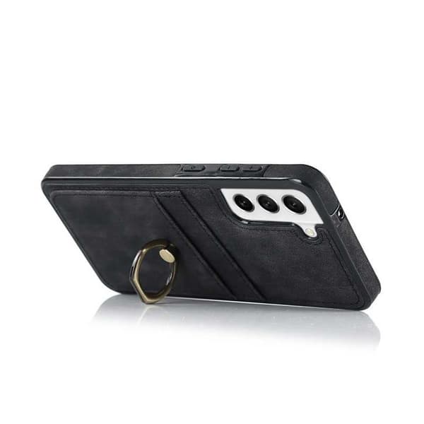 Samsung S21 FE mobilcover med kortholder Retro V4