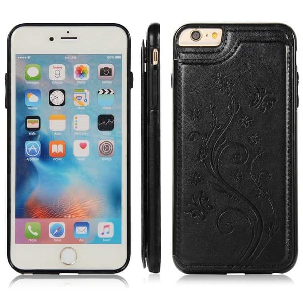 iPhone 6 / 6S Shockproof Case Kortholder 3-POCKET Flippr V2