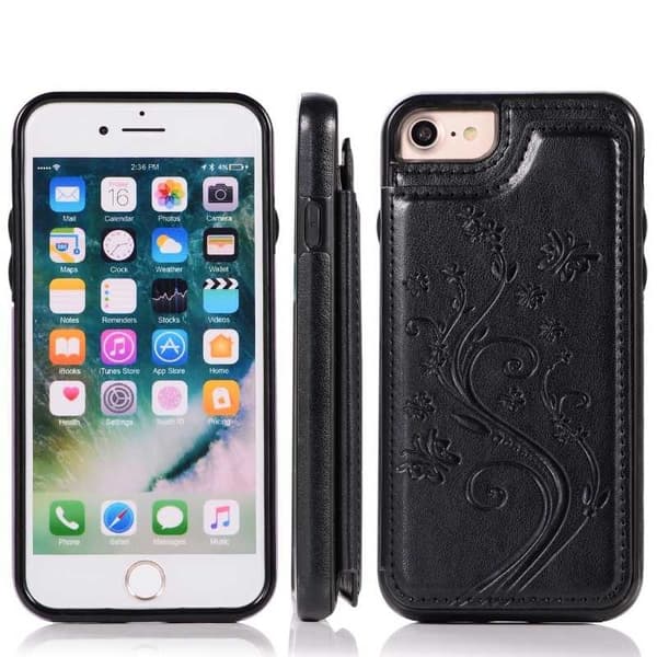 iPhone 7 / 8 / SE 2020 2022 Shockproof Case Kortholder 3-POCKET Flippr V2