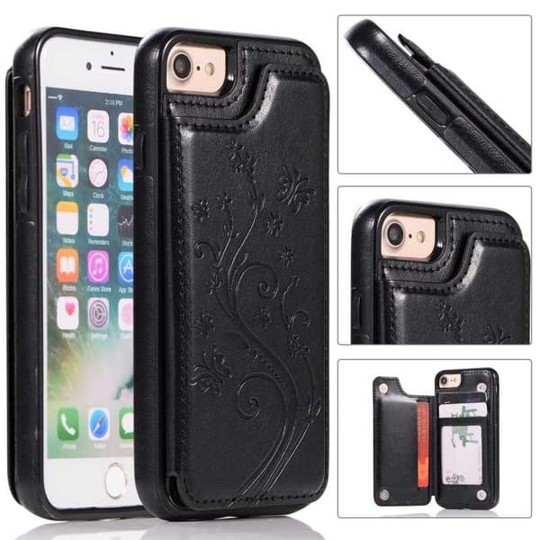 iPhone 7 / 8 / SE 2020 2022 Shockproof Case Kortholder 3-POCKET Flippr V2