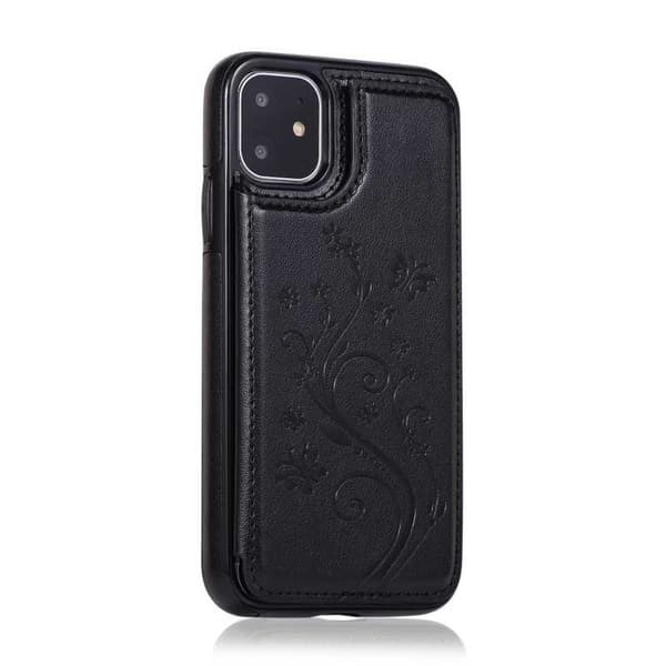 iPhone 11 Stöttåligt Skal Korthållare 3-FACK Flippr V2 Svart