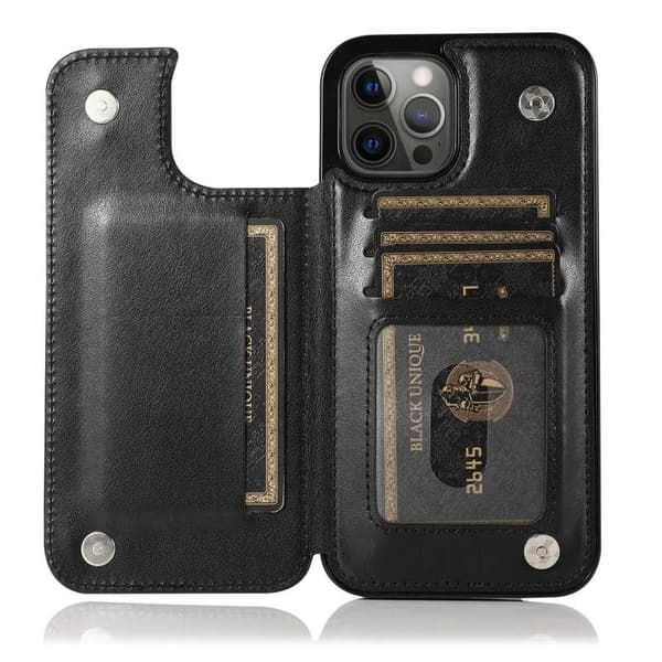 iPhone 13 Pro Shockproof Case Kortholder 3-LOMMET Flippr V2