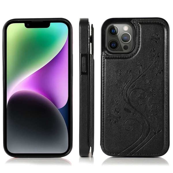 iPhone 13 Pro Shockproof Case Kortholder 3-LOMMET Flippr V2