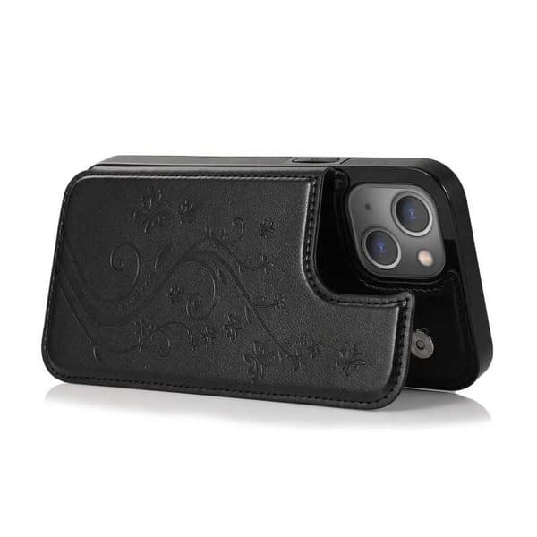 iPhone 13 Shockproof Case Kortholder 3-POCKET Flippr V2