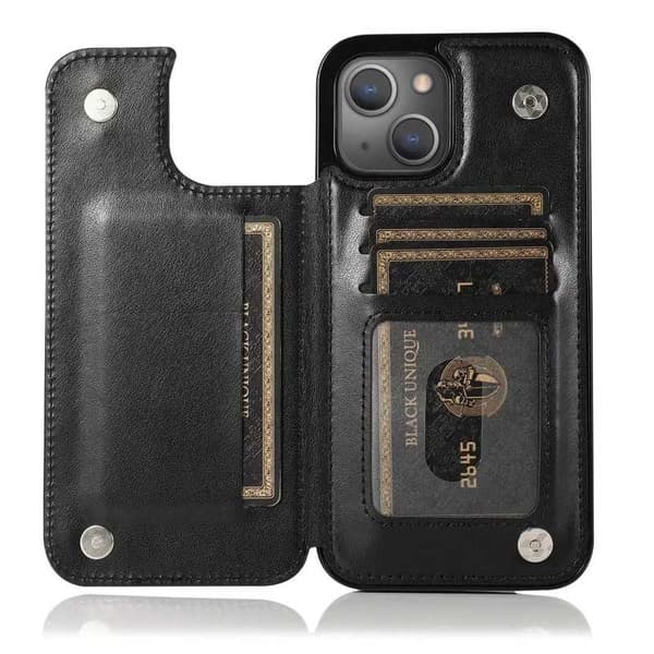 iPhone 13 Shockproof Case Kortholder 3-POCKET Flippr V2