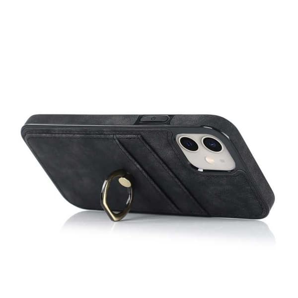 iPhone 11 Mobilskal med Korthållare Retro V4