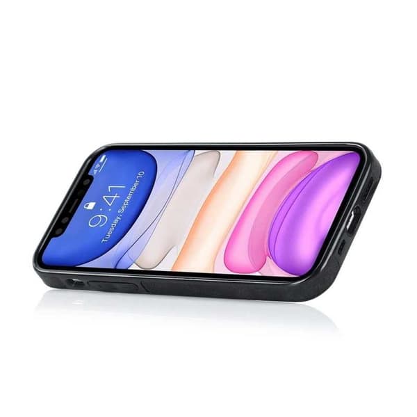 iPhone 11 Mobilskal med Korthållare Retro V4