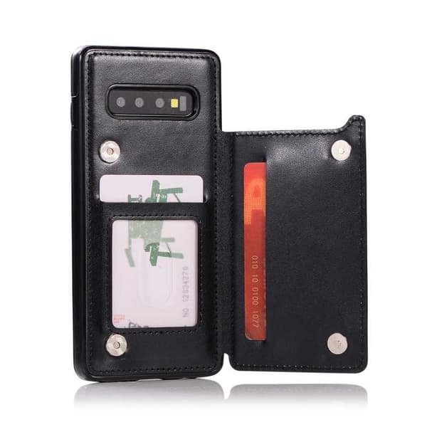 Samsung S10 Shockproof Cover Card Holder 3-POCKET Flippr V2