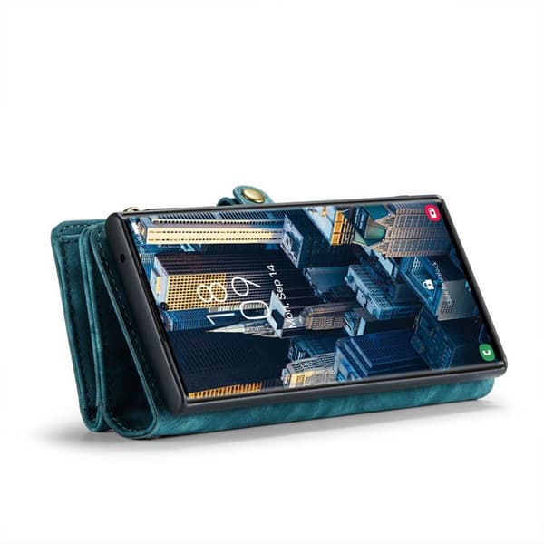 CaseMe Lompakkokotelo 11-kortti Samsung Galaxy S23 Ultra - Sininen