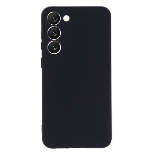 Liquid silikone cover Samsung Galaxy S23 Plus - Sort