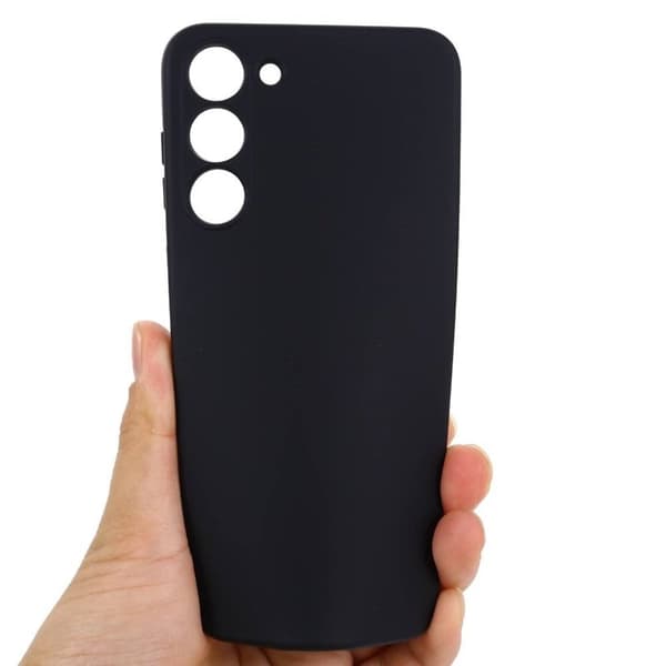 Liquid silikone cover Samsung Galaxy S23 Plus - Sort
