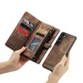 Miniatyrbillede 4 af 8: Multi Wallet CaseMe 11-kort Samsung Galaxy S23 - Brun