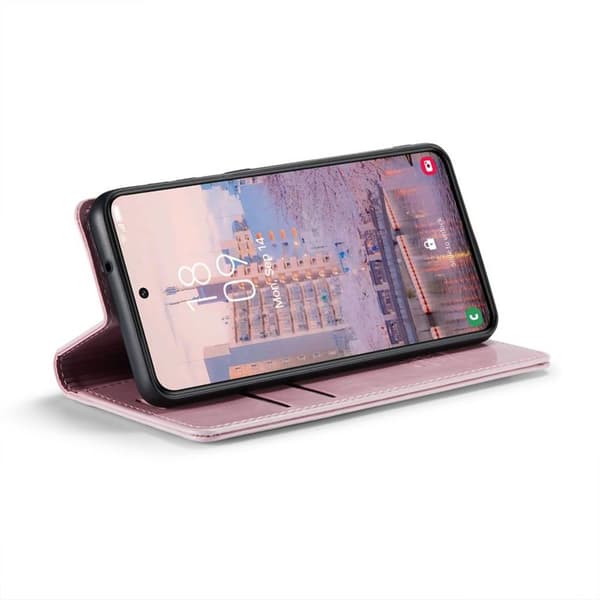 CaseMe Wallet 3-kort Samsung Galaxy S23 Plus - Lyserød
