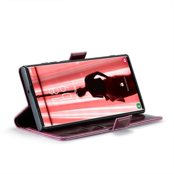 CaseMe Wallet 3-kort Samsung Galaxy S23 Ultra - Vinrød