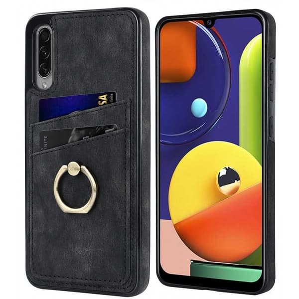 Samsung A50 / A50S mobilcover med kortholder Retro V4