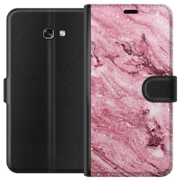 Samsung Galaxy A3 (2017) Lompakkokotelo Glitteri Marmori