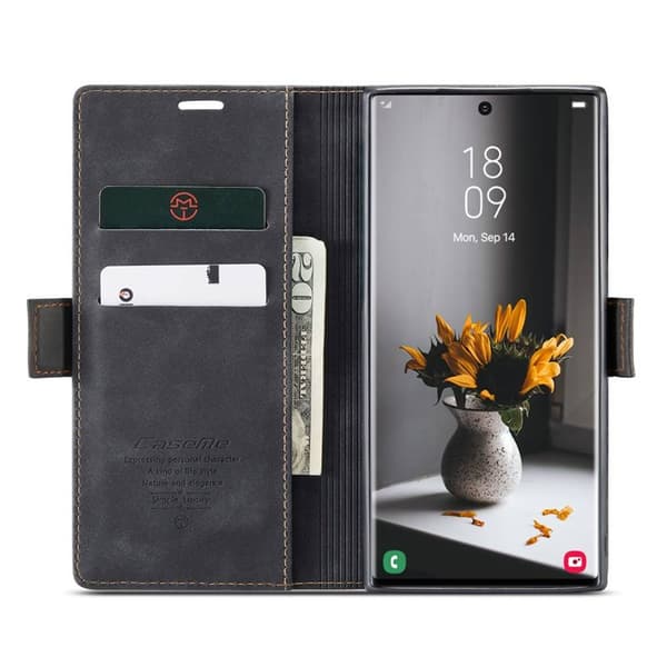 CaseMe Smart Magnet FlipCase Samsung Galaxy S23 Ultra - Sort