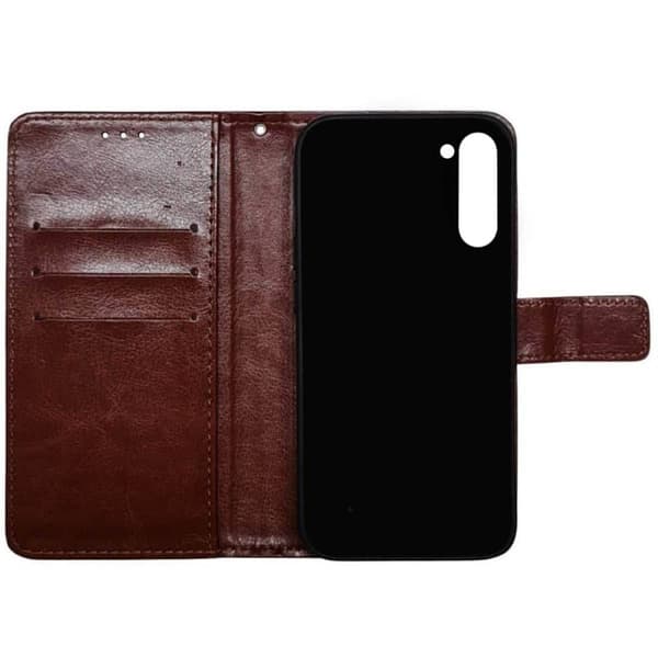 Wallet cover 3-kort Samsung Galaxy S23 - Brun