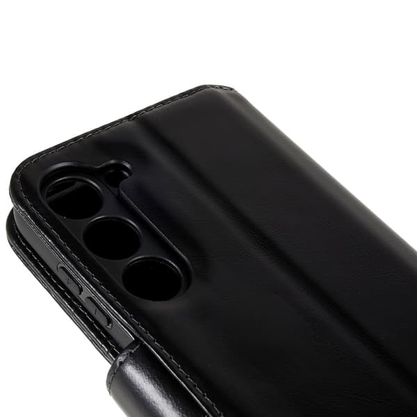 Nordic Covers Samsung Galaxy S23 Etui Essential Leather Raven Black