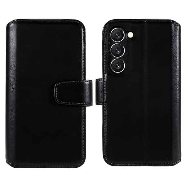 Nordic Covers Samsung Galaxy S23 Etui Essential Leather Raven Black