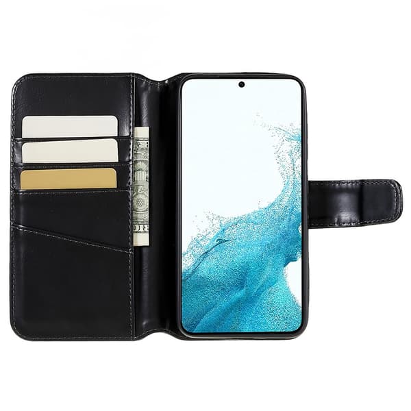 Nordic Covers Samsung Galaxy S23 Kotelo MagLeather Raven Black