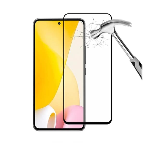 Skärmskydd Xiaomi 12 Lite - 3D Härdat Glas - Svart (miljö)