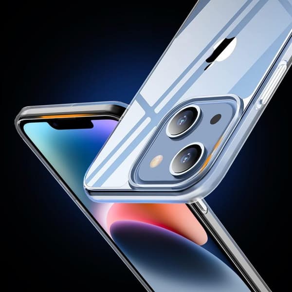 iPhone 14 Plus stødabsorberende silikonetui Simple