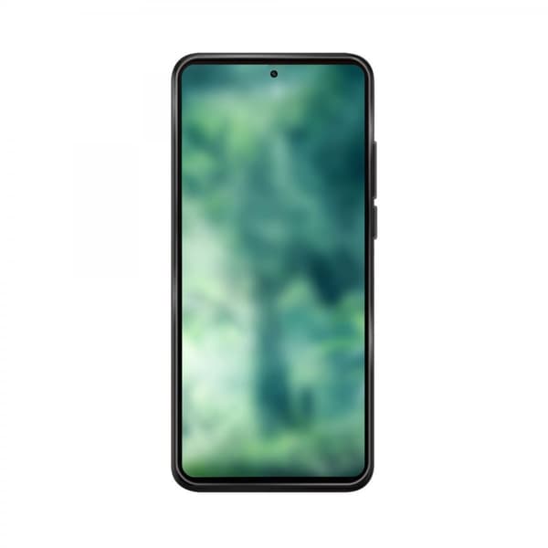 XQISIT Samsung Galaxy A54 5G Kuori Silicone Case Musta