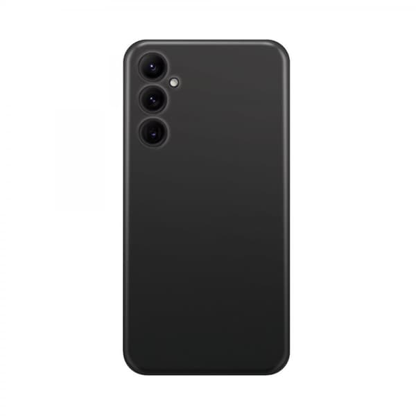 XQISIT Samsung Galaxy A54 5G Kuori Silicone Case Musta