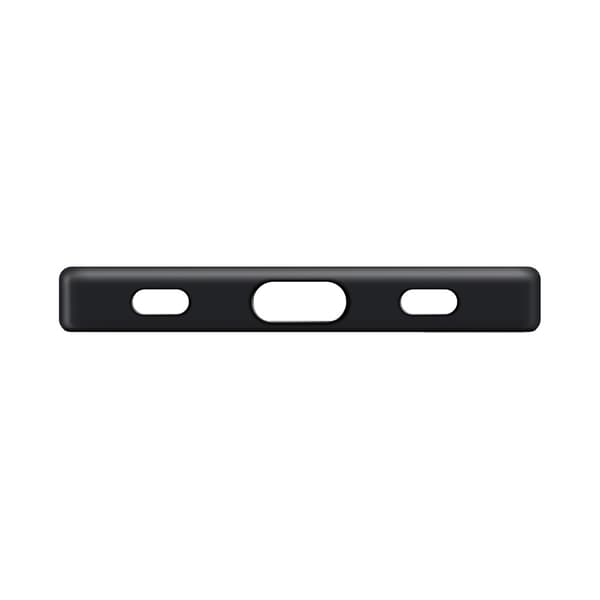 XQISIT Samsung Galaxy S23 Ultra Kuori Silicone Case Musta