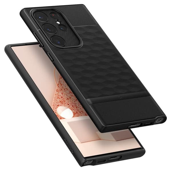 Caseology Samsung Galaxy S23 Ultra Kuori Parallax Matte Black