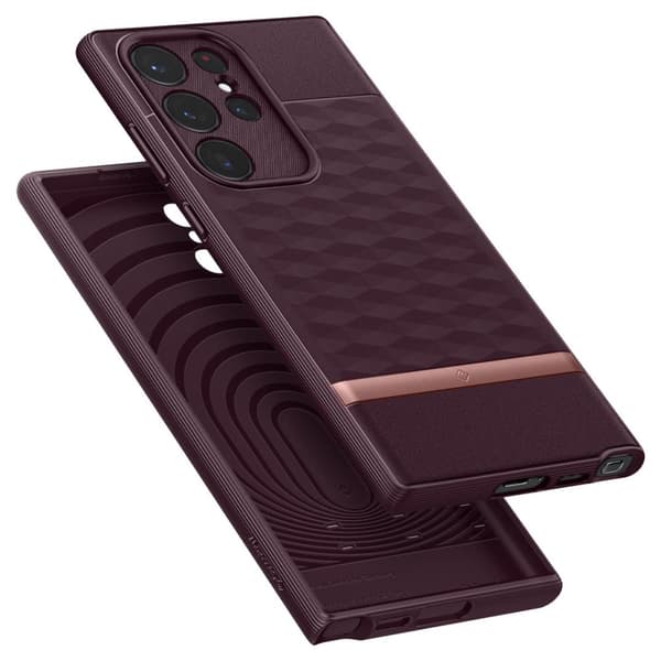 Caseology Samsung Galaxy S23 Ultra Skal Parallax Burgundy