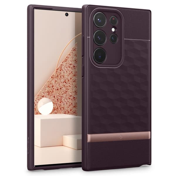 Caseology Samsung Galaxy S23 Ultra Skal Parallax Burgundy