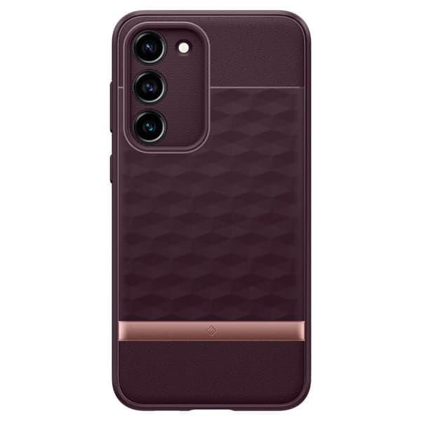Caseology Samsung Galaxy S23 Plus Kuori Parallax Burgundy