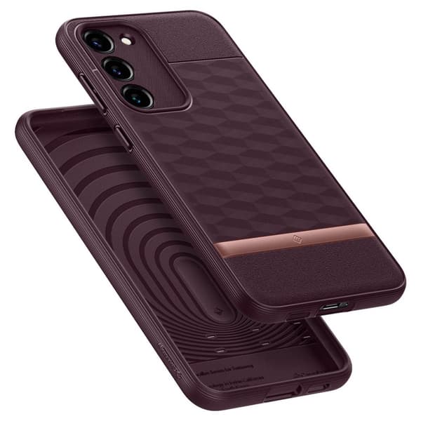 Caseology Samsung Galaxy S23 Plus Kuori Parallax Burgundy
