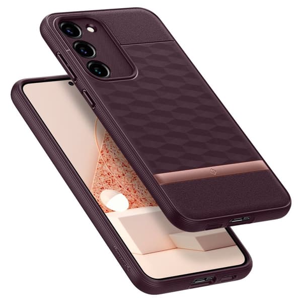 Caseology Samsung Galaxy S23 Plus Kuori Parallax Burgundy