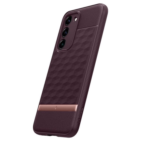 Caseology Samsung Galaxy S23 Plus Kuori Parallax Burgundy