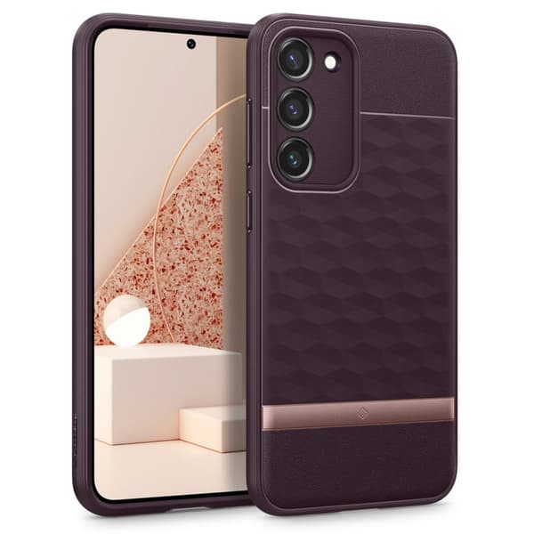 Caseology Samsung Galaxy S23 Plus Kuori Parallax Burgundy