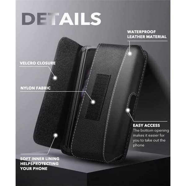 SUPCASE Bælte taske Samsung Galaxy Z Fold 4 - Sort