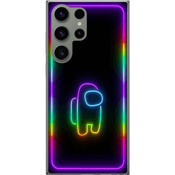 Samsung Galaxy S23 Ultra Läpinäkyvä kuori Among Us 2024