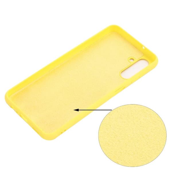 Liquid silikon skal Samsung Galaxy A34 5G - Gul