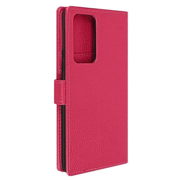Skal - AVIZAR - Xiaomi 12 och 12X - Läderimitation - Rosa - Videostöd