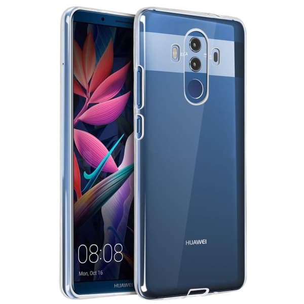 Skydd - Huawei - Mate 10 Pro - Silikon Gel - Ultrafint - Transparent