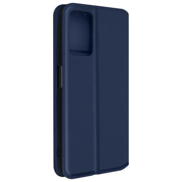 AVIZAR Fodral för Oppo A76, A96 och Realme 9i - Plånboksfodral för videostöd - Midnattsblå