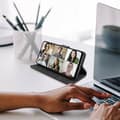 Miniatyrbild 3 av 4: Samsung Galaxy A32 skal - FORCELL - Tender Book - Svart - Stel - Syntet - Vuxen