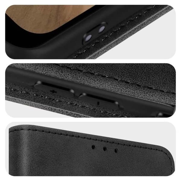 Samsung Galaxy A32 skal - FORCELL - Tender Book - Svart - Stel - Syntet - Vuxen