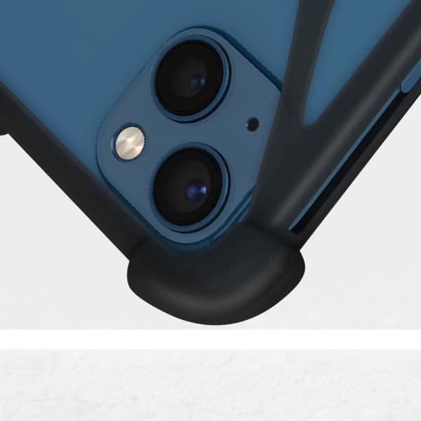 Smartphone-fodral - Universell - Silikon-gel - Stötabsorberande - 6.7 tum - Svart
