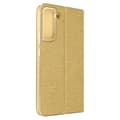 Miniatyrbild 2 av 4: Samsung Galaxy S22 Plus skal - FORCELL - Luna Book Gold - Kortförvaring - Videostöd - Gul