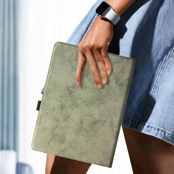 Tablet Case 10 tum AVIZAR - Marmor Design - Videostöd - Grå